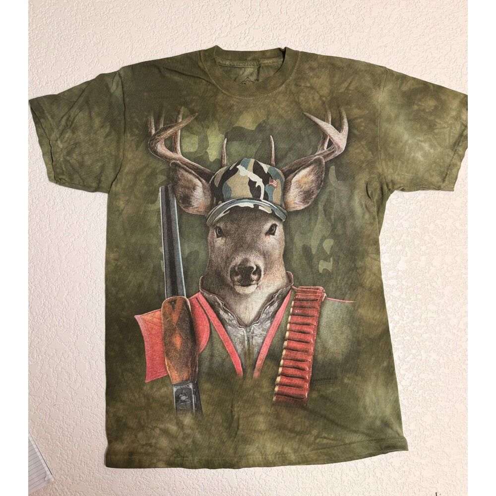 The Mountain 2011 Hunter Buck Manimals Deer Hunting Graphic T-Shirt M